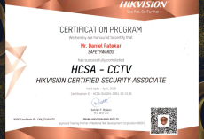 Hikvision Certificate