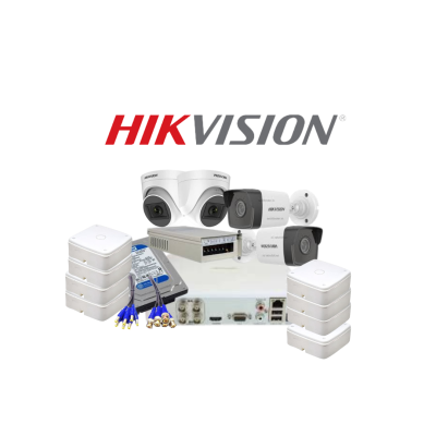 Hikvision four Camera Setup