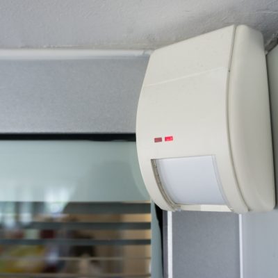 Infrared-motion-detector-alarm-system